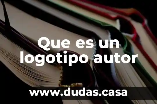 Que es un logotipo autor