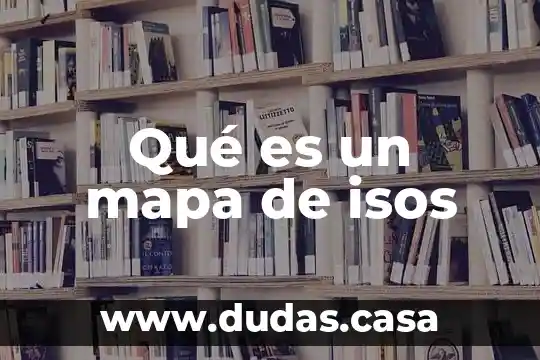 Qué es un mapa de isos
