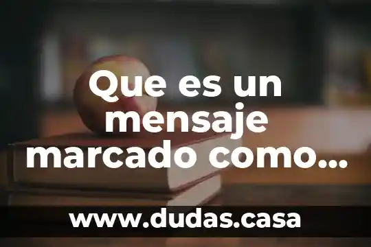 Que es un mensaje marcado como spam en facebook