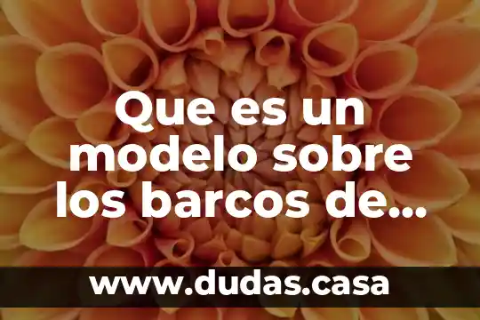 Que es un modelo sobre los barcos de vapor