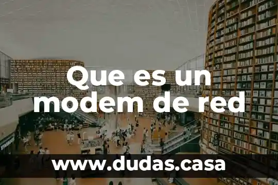 Que es un modem de red