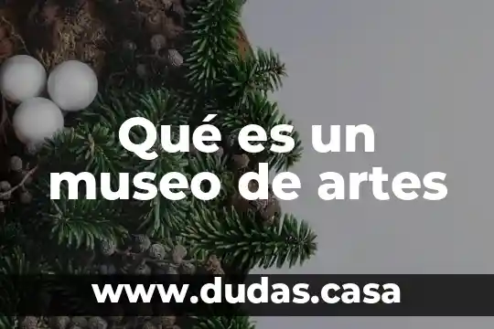 Qué es un museo de artes