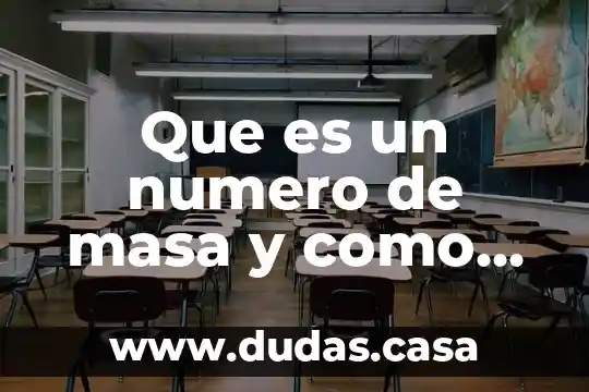 Que es un numero de masa y como se encuentra