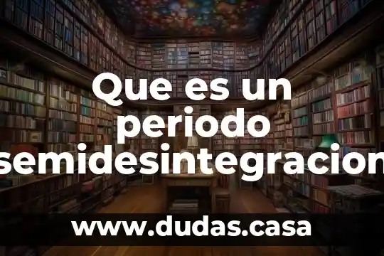 Que es un periodo semidesintegracion