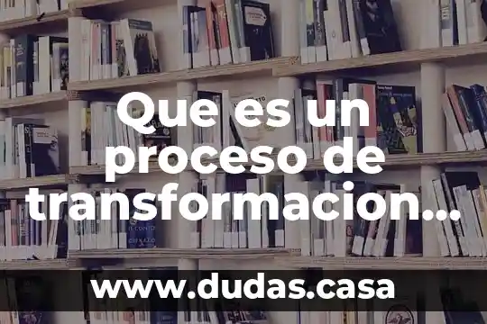 Que es un proceso de transformacion de plasticos