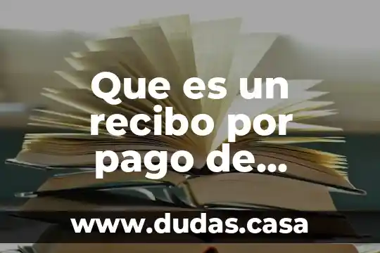 Que es un recibo por pago de honorarios