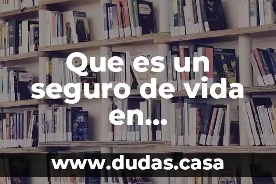 Que es un seguro de vida en contabilidad