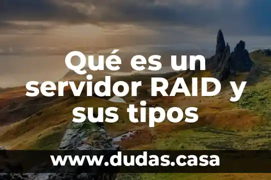 Qué es un servidor RAID y sus tipos