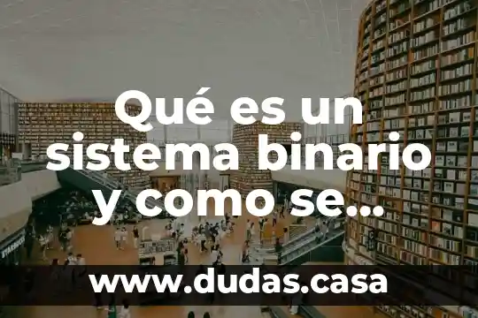 Qué es un sistema binario y como se utiliza