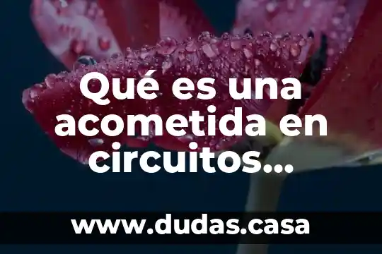 Qué es una acometida en circuitos eléctricos