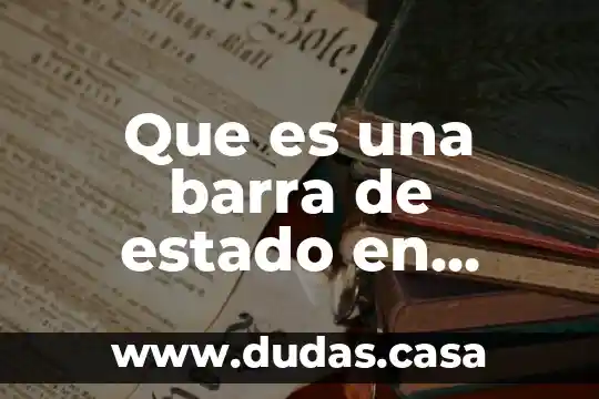 Que es una barra de estado en excel
