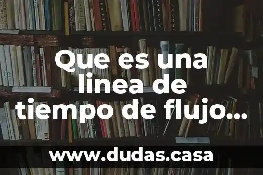 Que es una linea de tiempo de flujo de efectivo