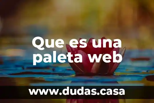 Que es una paleta web