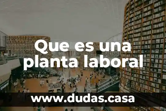 Que es una planta laboral