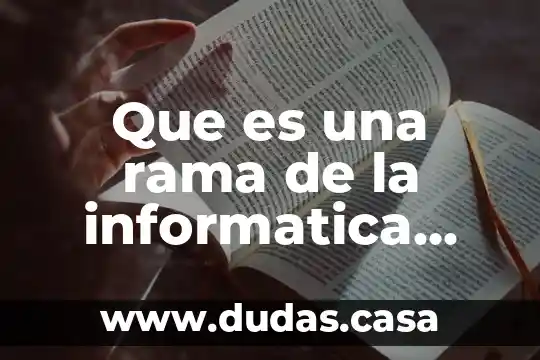 Que es una rama de la informatica juridica
