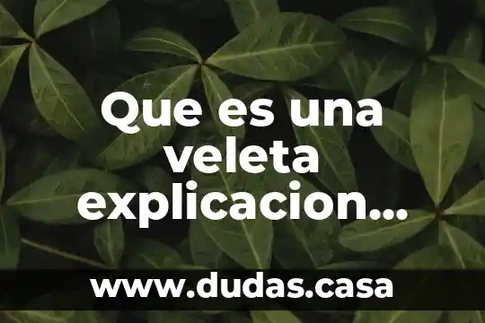 Que es una veleta explicacion para niños