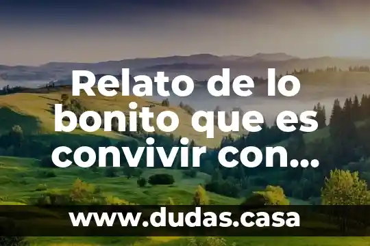 Relato de lo bonito que es convivir con niños