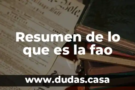 Que es el surrealismo resumen 7 Resumen de lo que es la fao