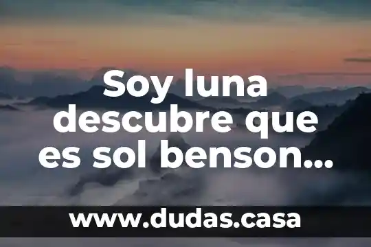 Soy luna descubre que es sol benson capitulo completo