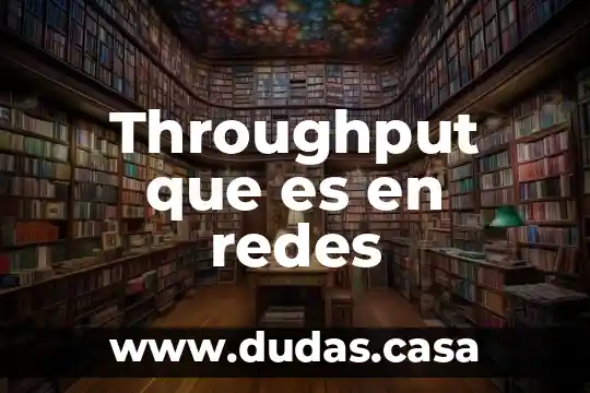Throughput que es en redes