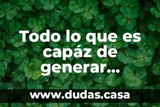 Todo lo que es capáz de generar información estadística