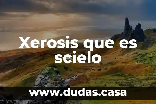 Xerosis que es scielo