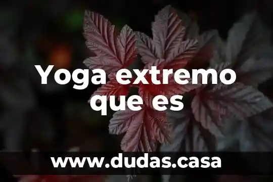 Yoga extremo que es